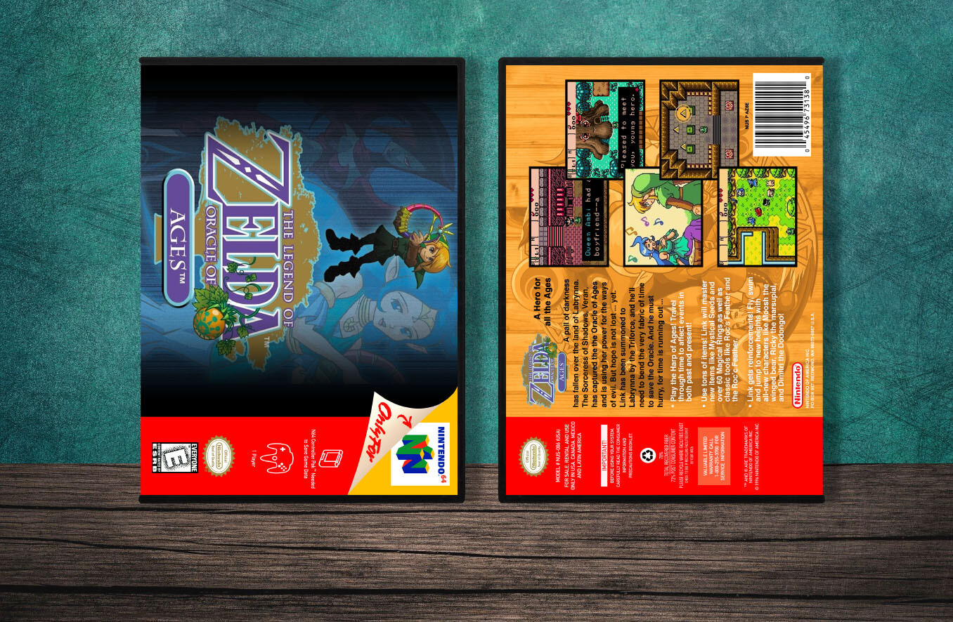 Legend of Zelda: Oracle of Ages, The, Case Color: DARK GREY (OEM DS CASE COLOR)