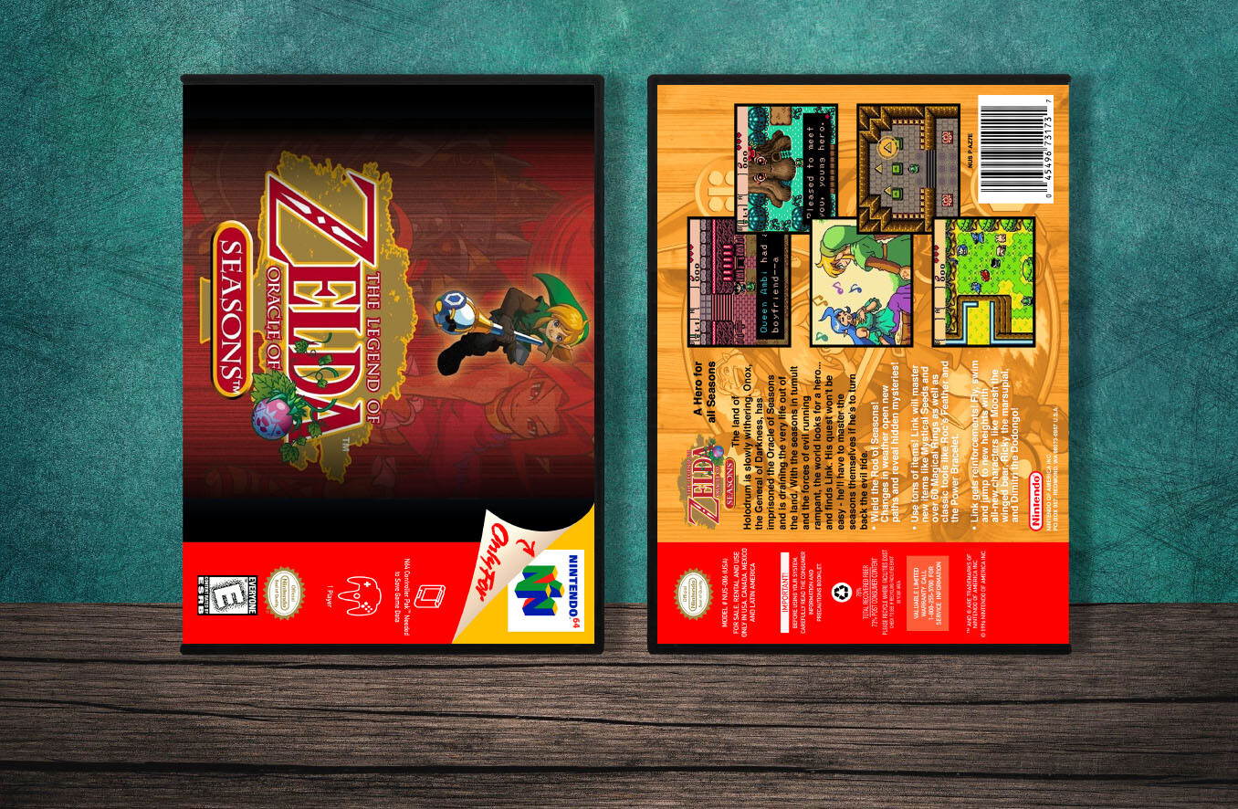 Legend of Zelda: Oracle of Seasons, The, Case Color: DARK GREY (OEM DS CASE COLOR)