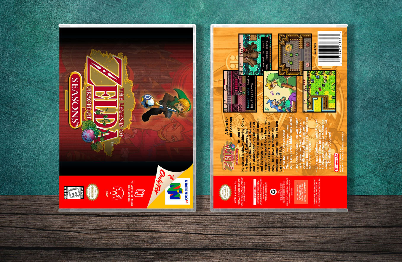 Legend of Zelda: Oracle of Seasons, The, Case Color: CLEAR (Transparent)