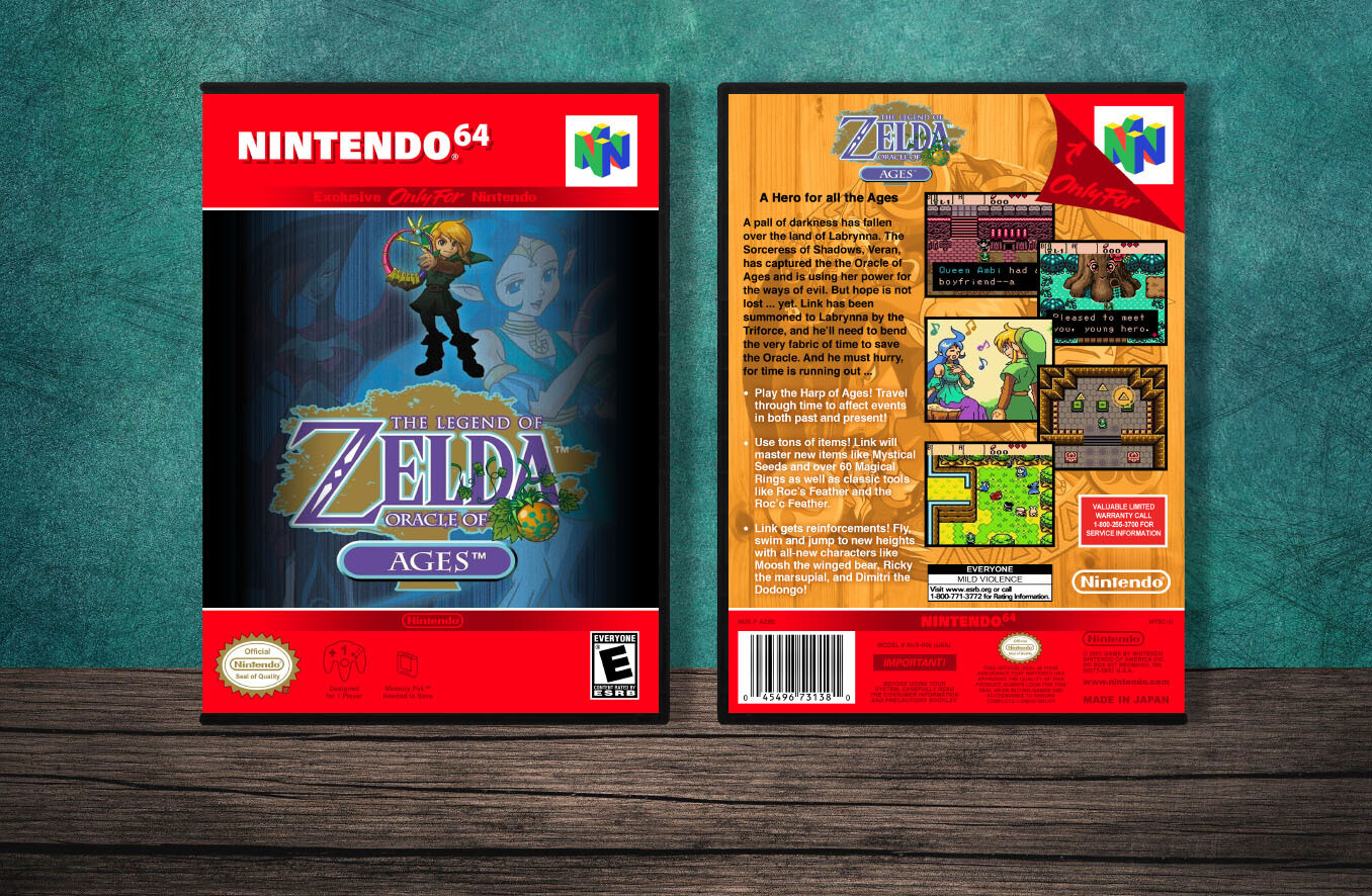 Legend of Zelda: Oracle of Ages, The, Case Color: DARK GREY (OEM DS CASE COLOR)