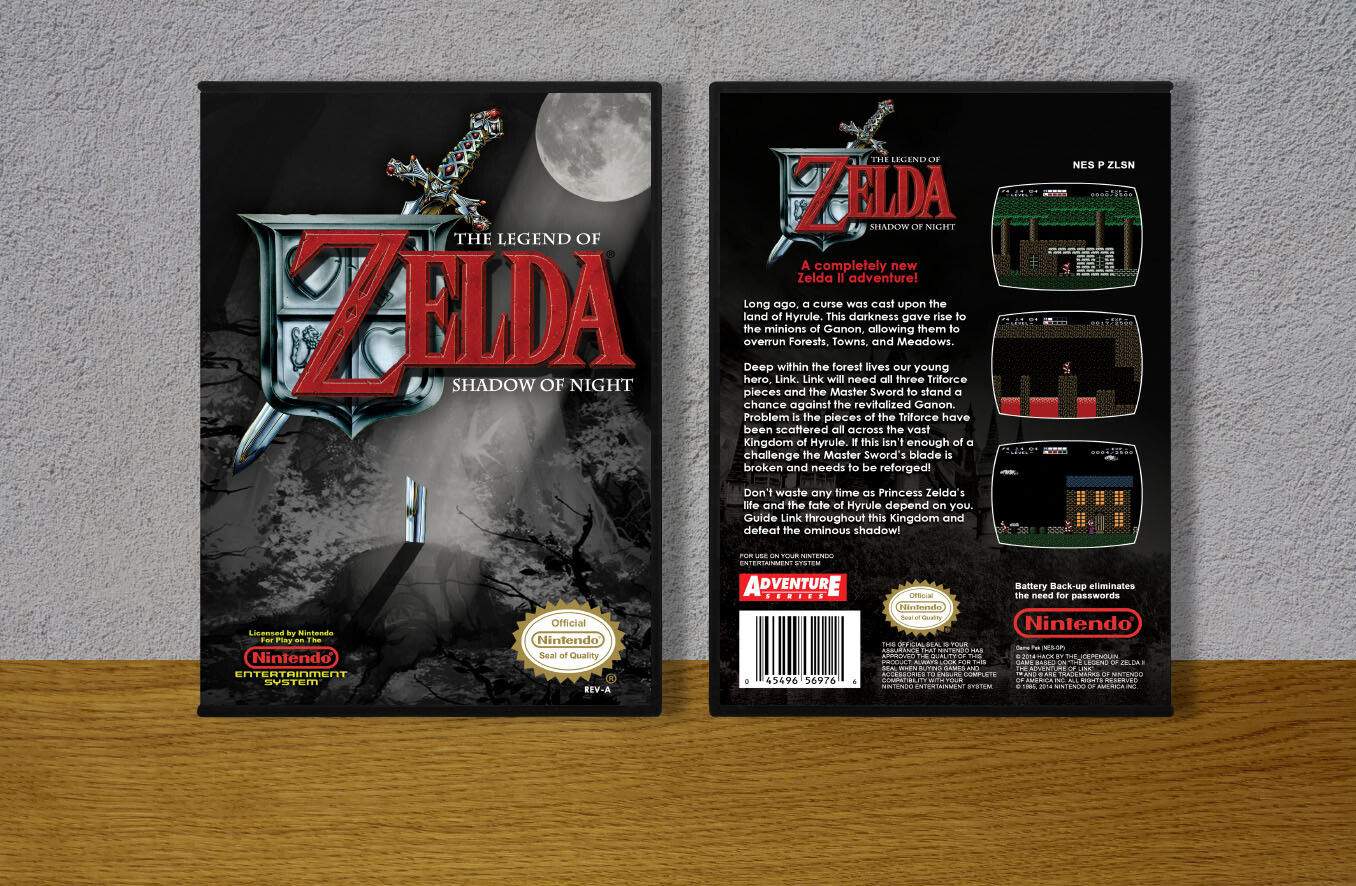 Legend of Zelda, The Shadow of Night, Case Color: DARK GREY (OEM DS CASE COLOR)