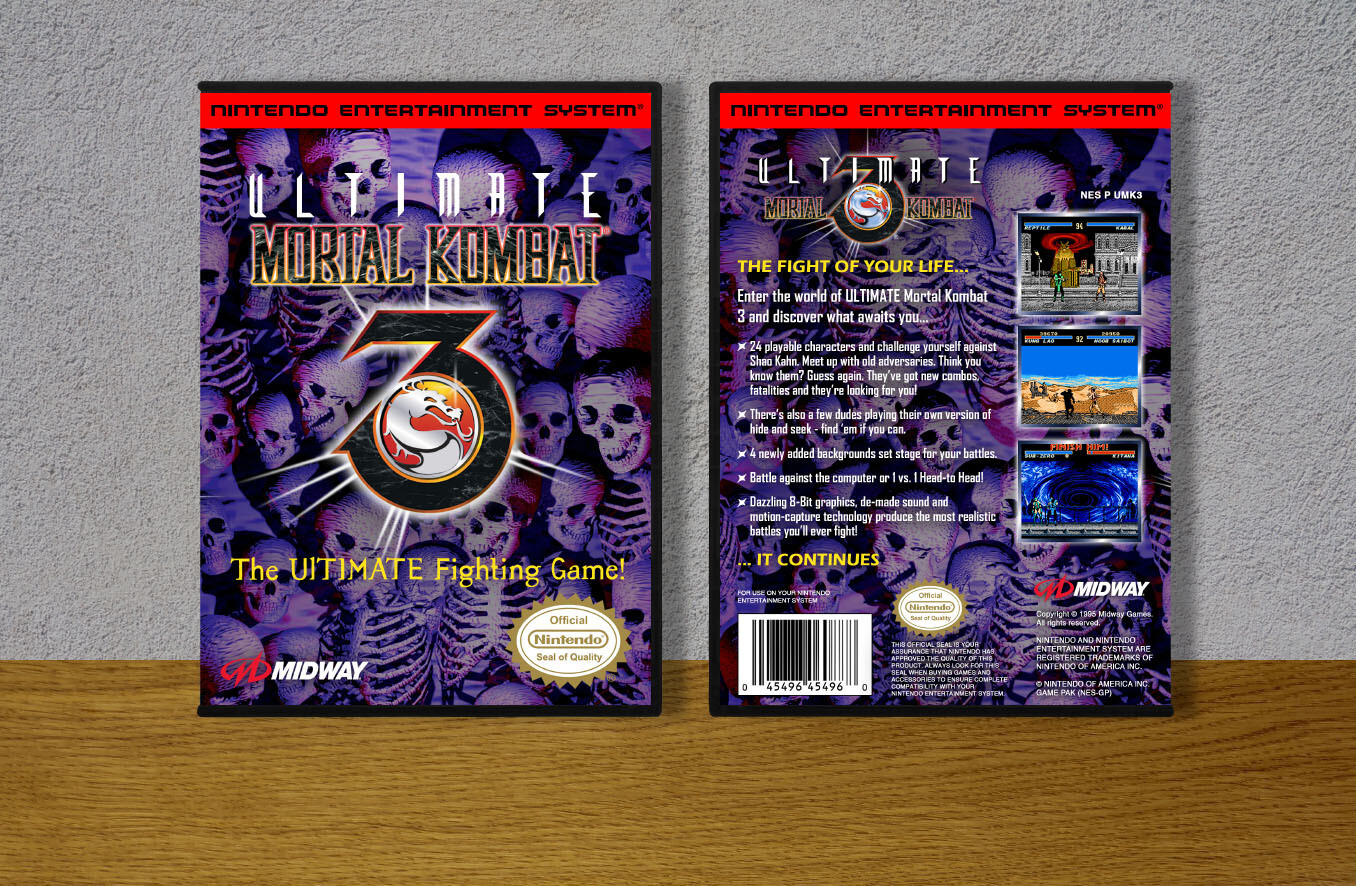 Ultimate Mortal Kombat 3, Case Color: DARK GREY (OEM DS CASE COLOR)