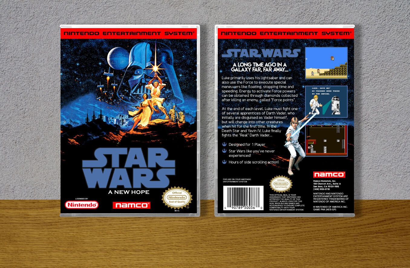 Star Wars (Namco), Case Color: CLEAR (Transparent)