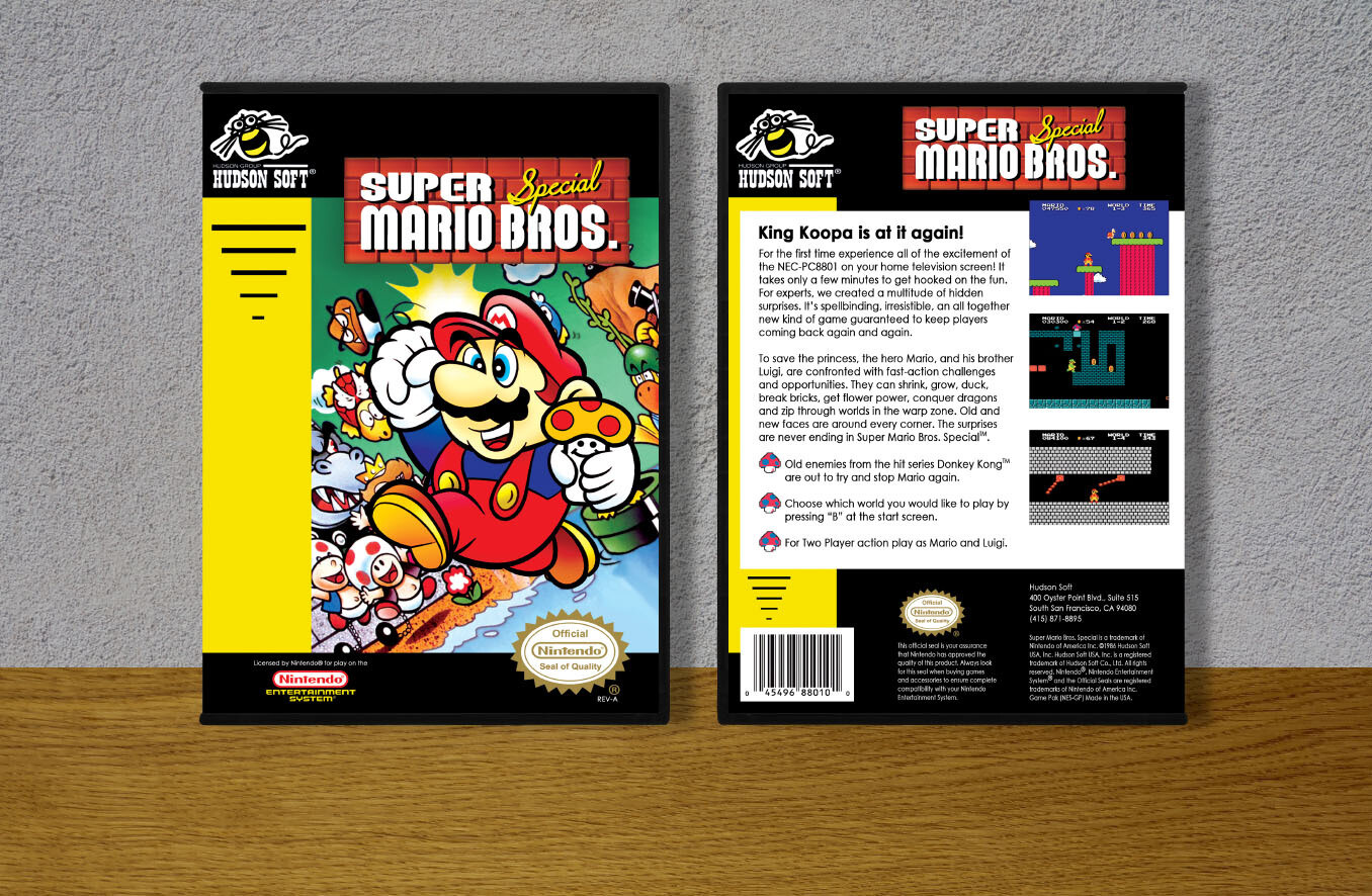 Super Mario Bros. Special, Case Color: DARK GREY (OEM DS CASE COLOR)