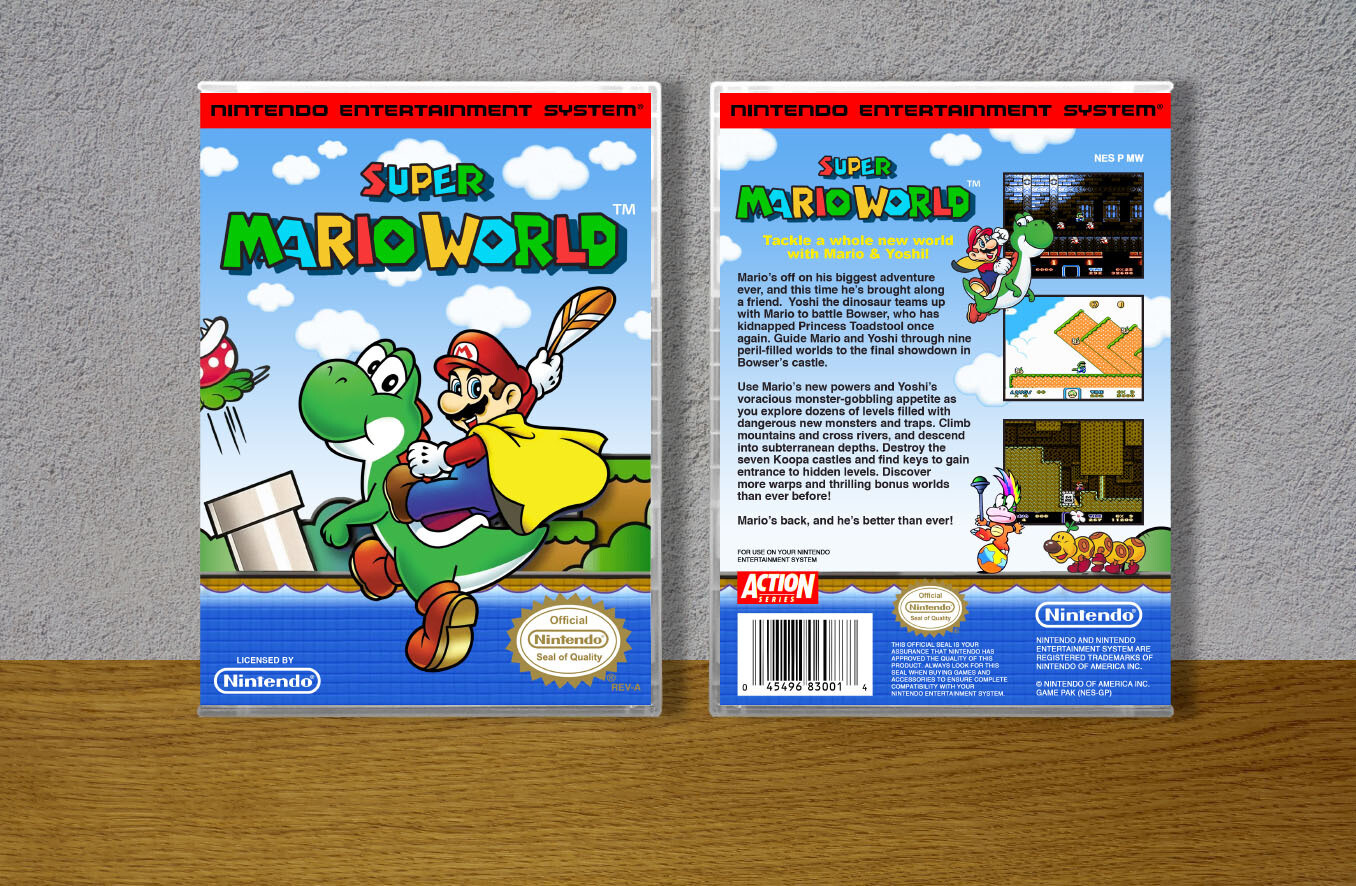 Super Mario World, Case Color: CLEAR (Transparent)
