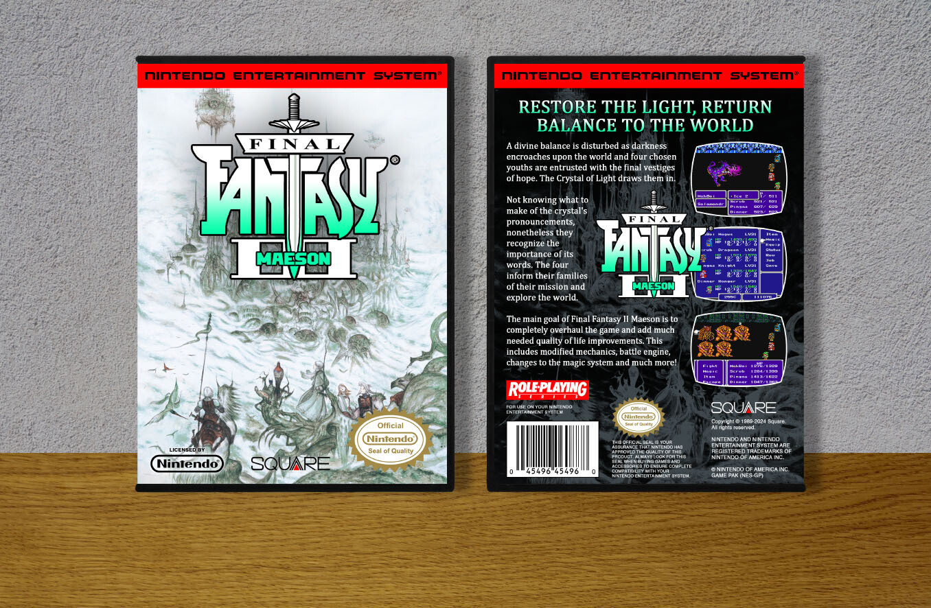 Final Fantasy III Maeson, Case Color: DARK GREY (OEM DS CASE COLOR)