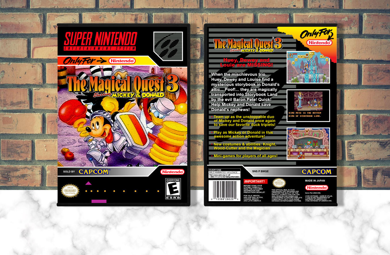 Magical Quest 3 Starring Mickey &amp; Donald, The, Case Color: DARK GREY (OEM DS CASE COLOR)