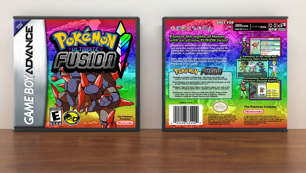 Pokemon Ultimate Fusion, Artwork Spine Color: Chrome