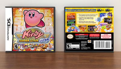 Kirby Super Star Ultra, Case Color: DARK GREY (OEM DS CASE COLOR)