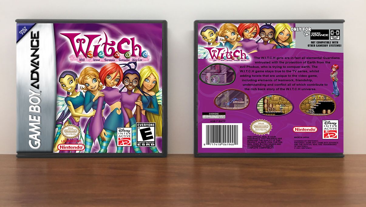 W.I.T.C.H. (NTSC Unreleased), Artwork Spine Color: Chrome