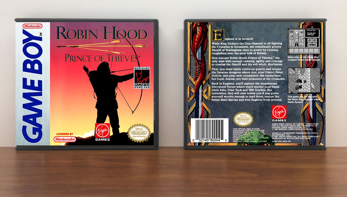 Robin Hood: Prince of Thieves, Artwork Spine Color: Chrome