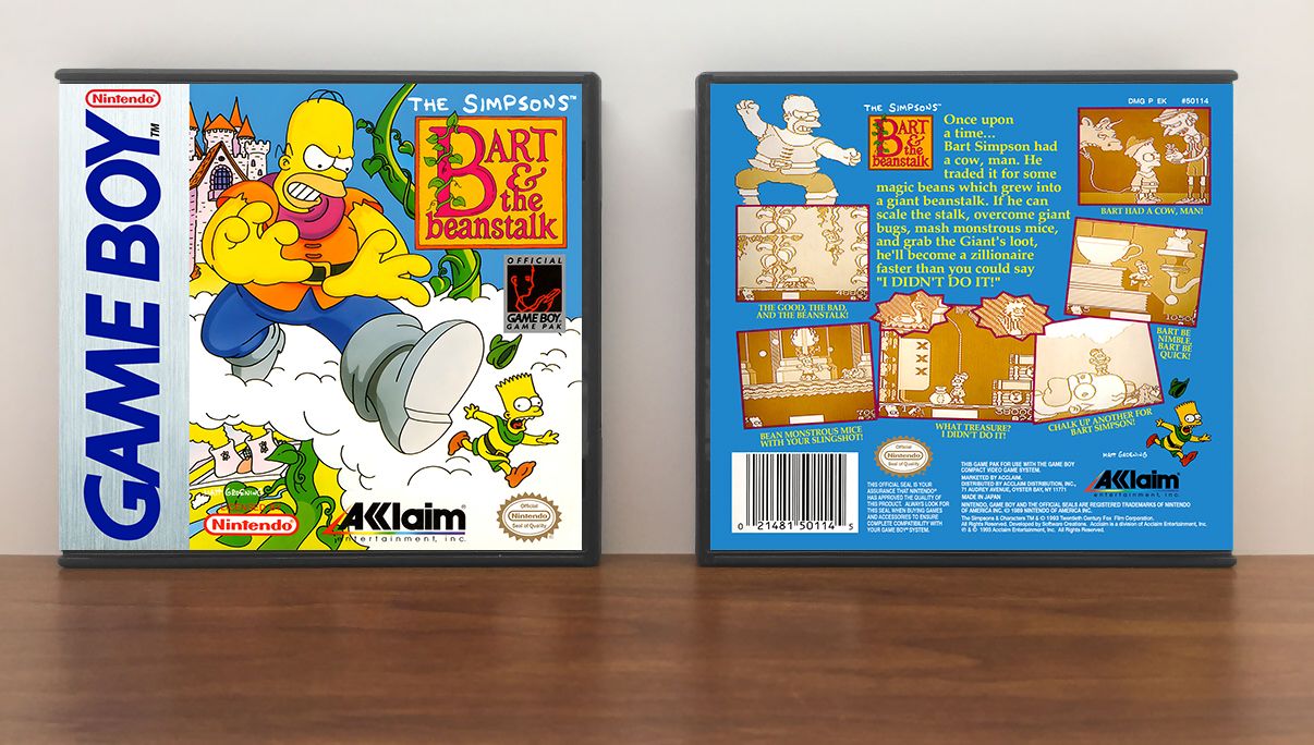 Simpsons: Bart and the Beanstalk, The, Artwork Spine Color: Chrome