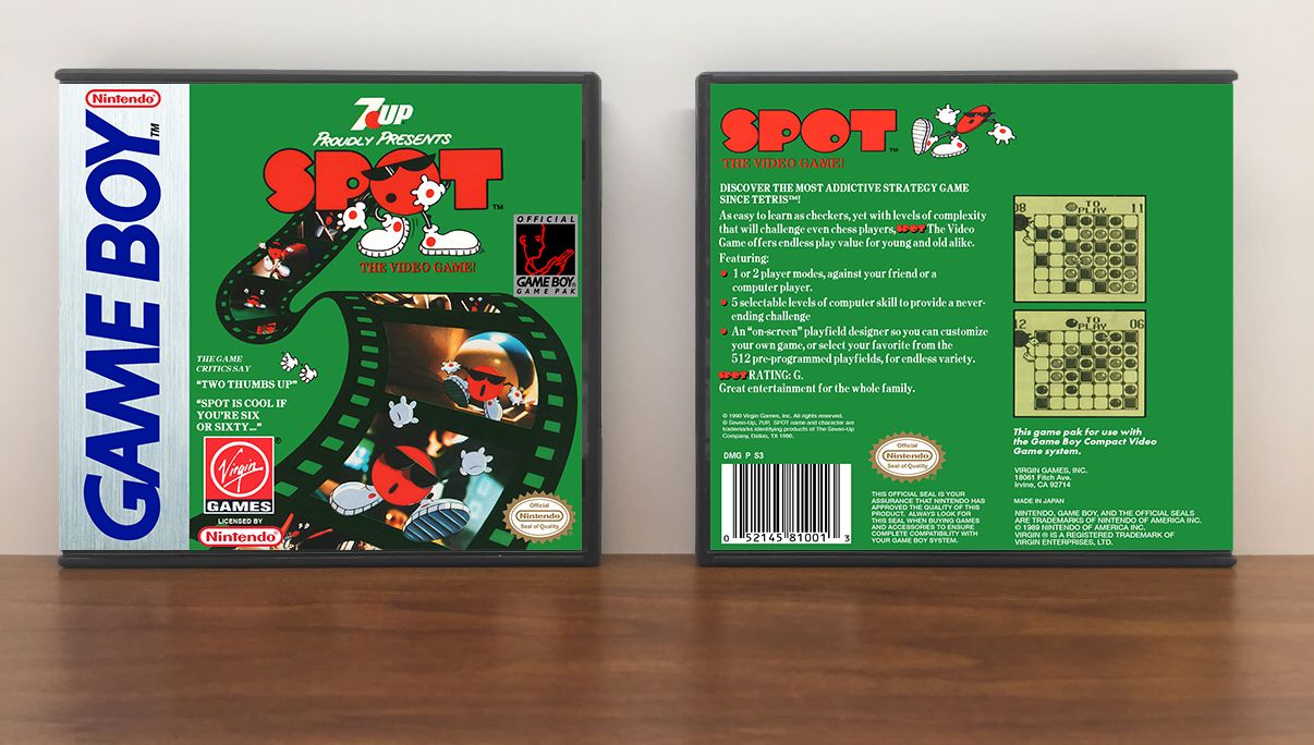 Spot: The Video Game, Artwork Spine Color: Chrome