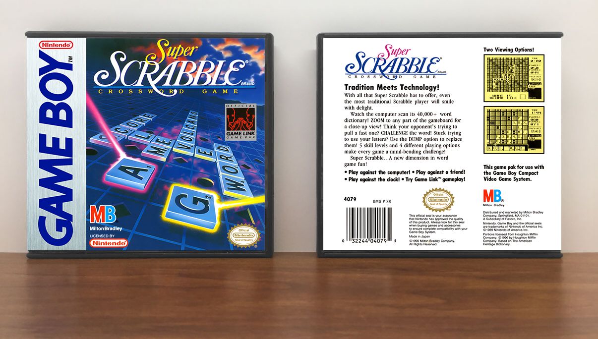 Super Scrabble, Artwork Spine Color: Chrome