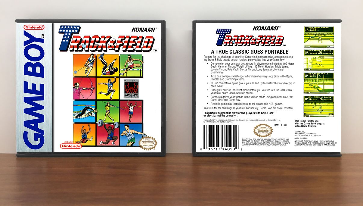 Track &amp; Field, Artwork Spine Color: Chrome