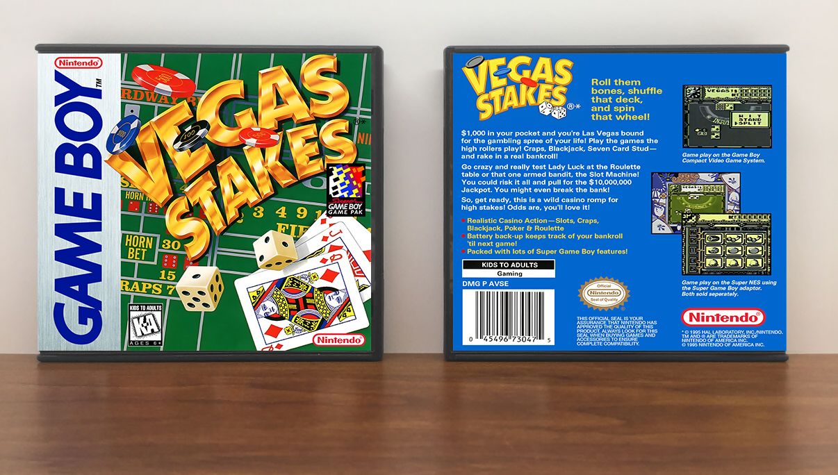 Vegas Stakes, Artwork Spine Color: Chrome