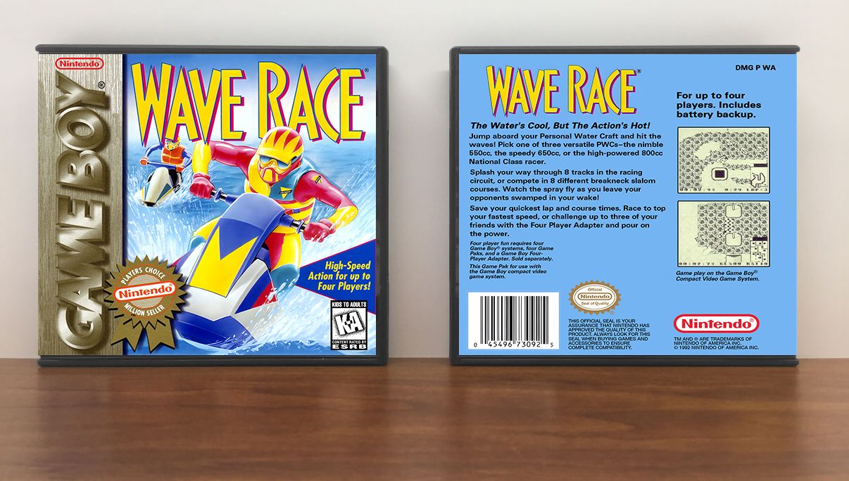 Wave Race (PC), Case Color: DARK GREY (OEM DS CASE COLOR), Artwork Spine Color: (PC) Chrome