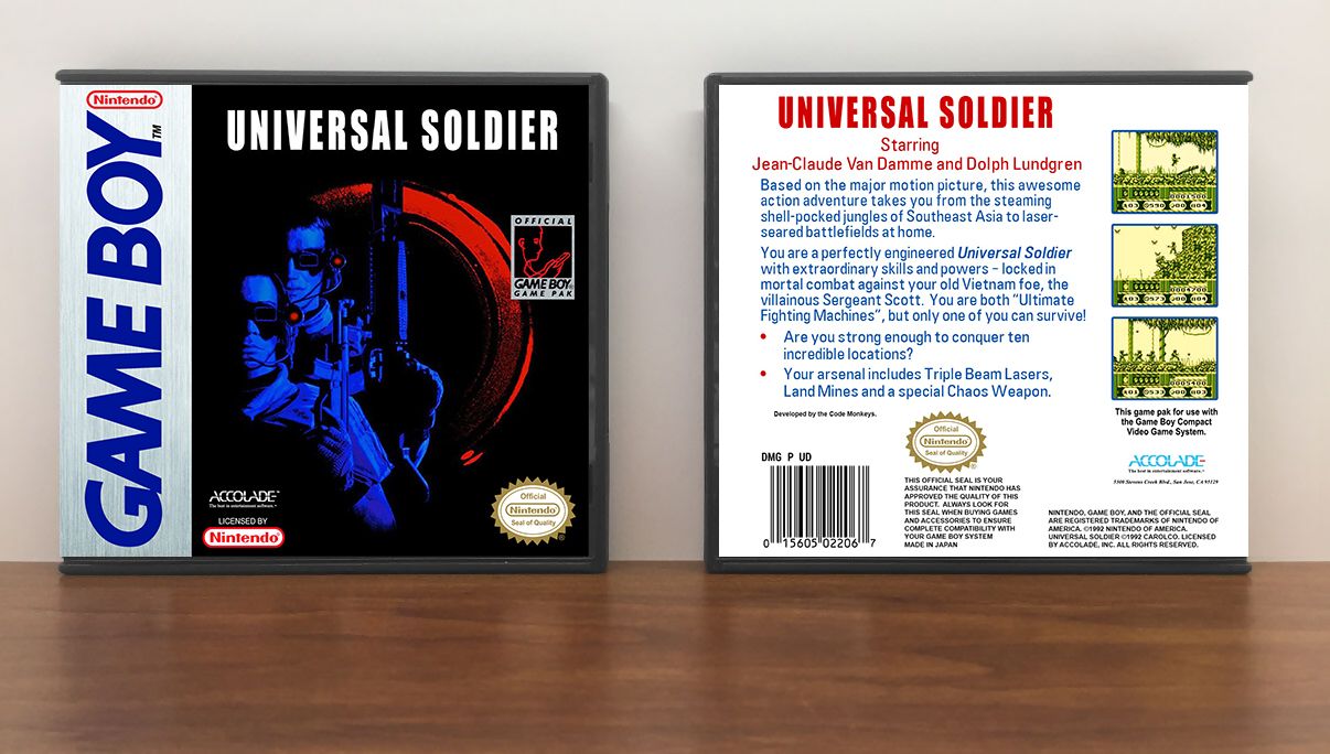 Universal Soldier, Artwork Spine Color: Chrome