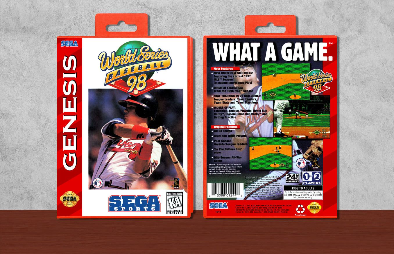 World Series Baseball &#39;98, Case Color: Red