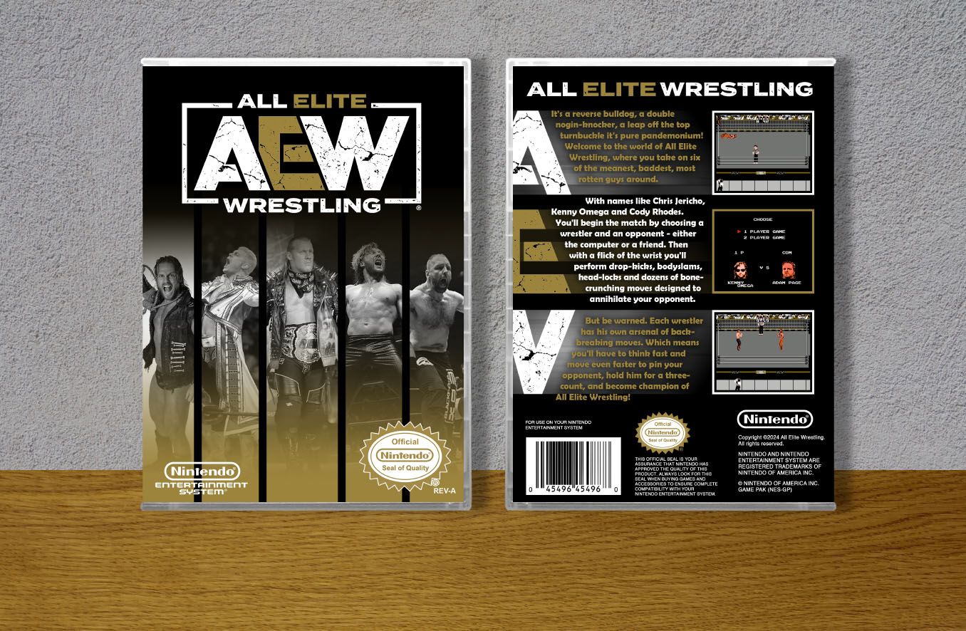 AEW All Elite Wrestling, Case Color: CLEAR (Transparent)