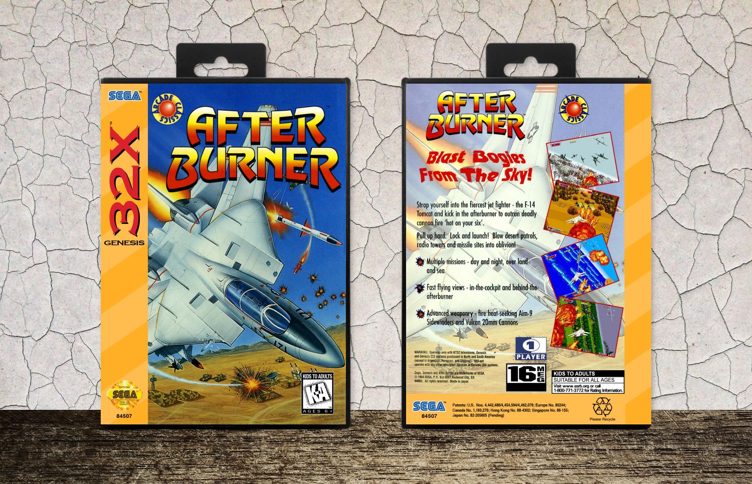 After Burner, Case Color: Black