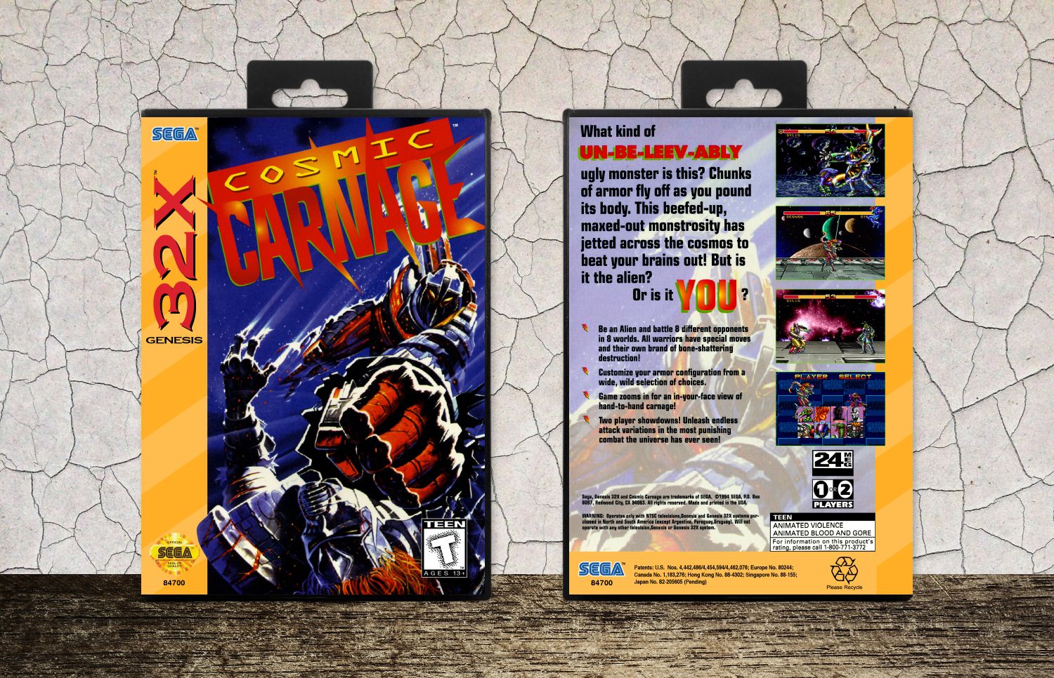 Cosmic Carnage, Case Color: Black