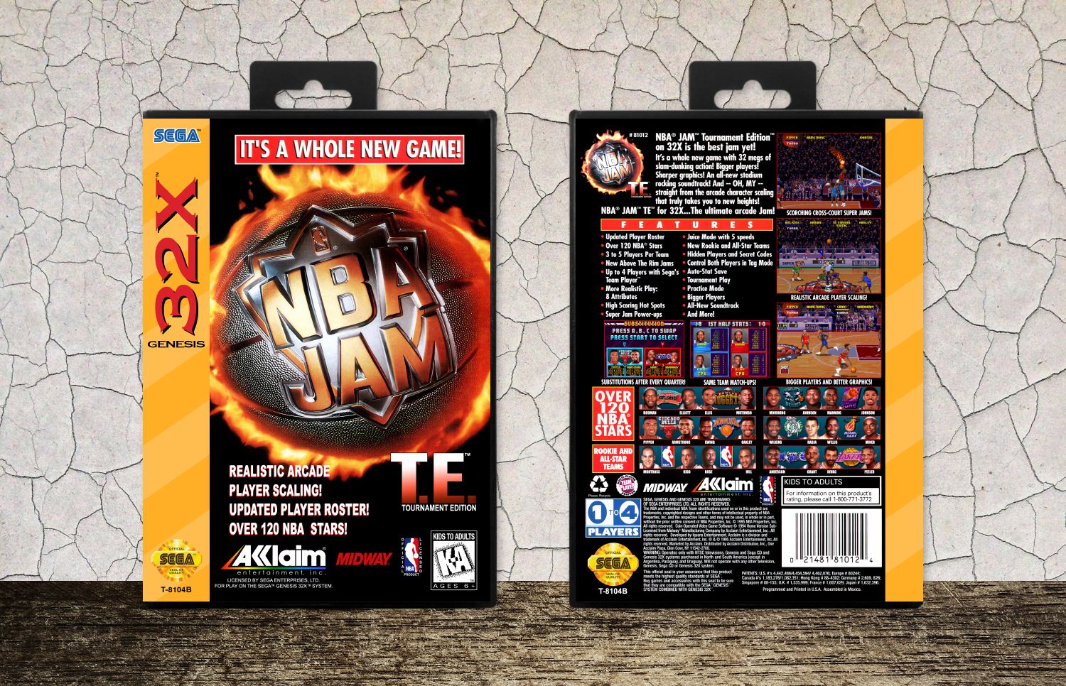 NBA Jam Tournament Edition, Case Color: Black