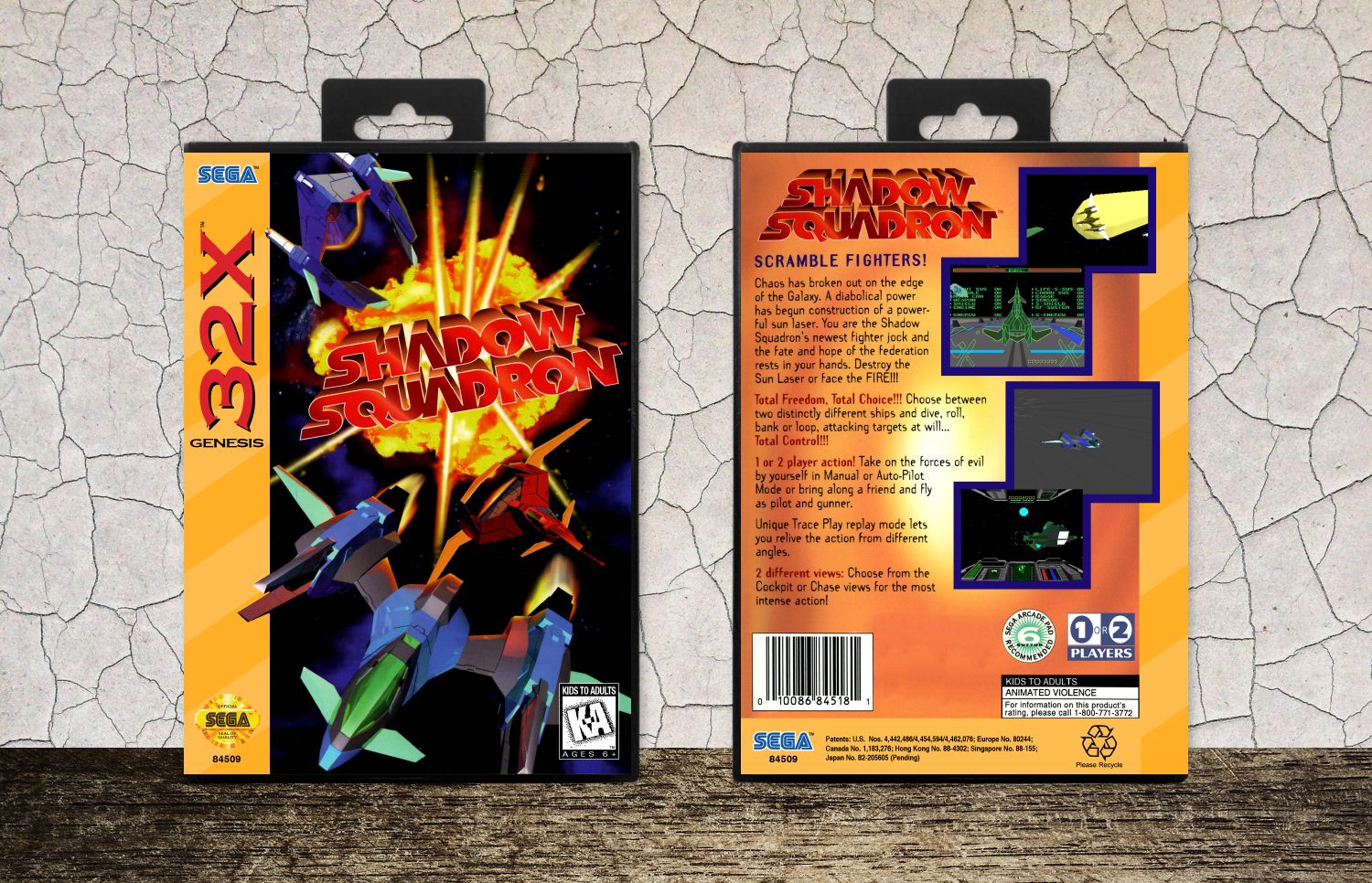 Shadow Squadron, Case Color: Black