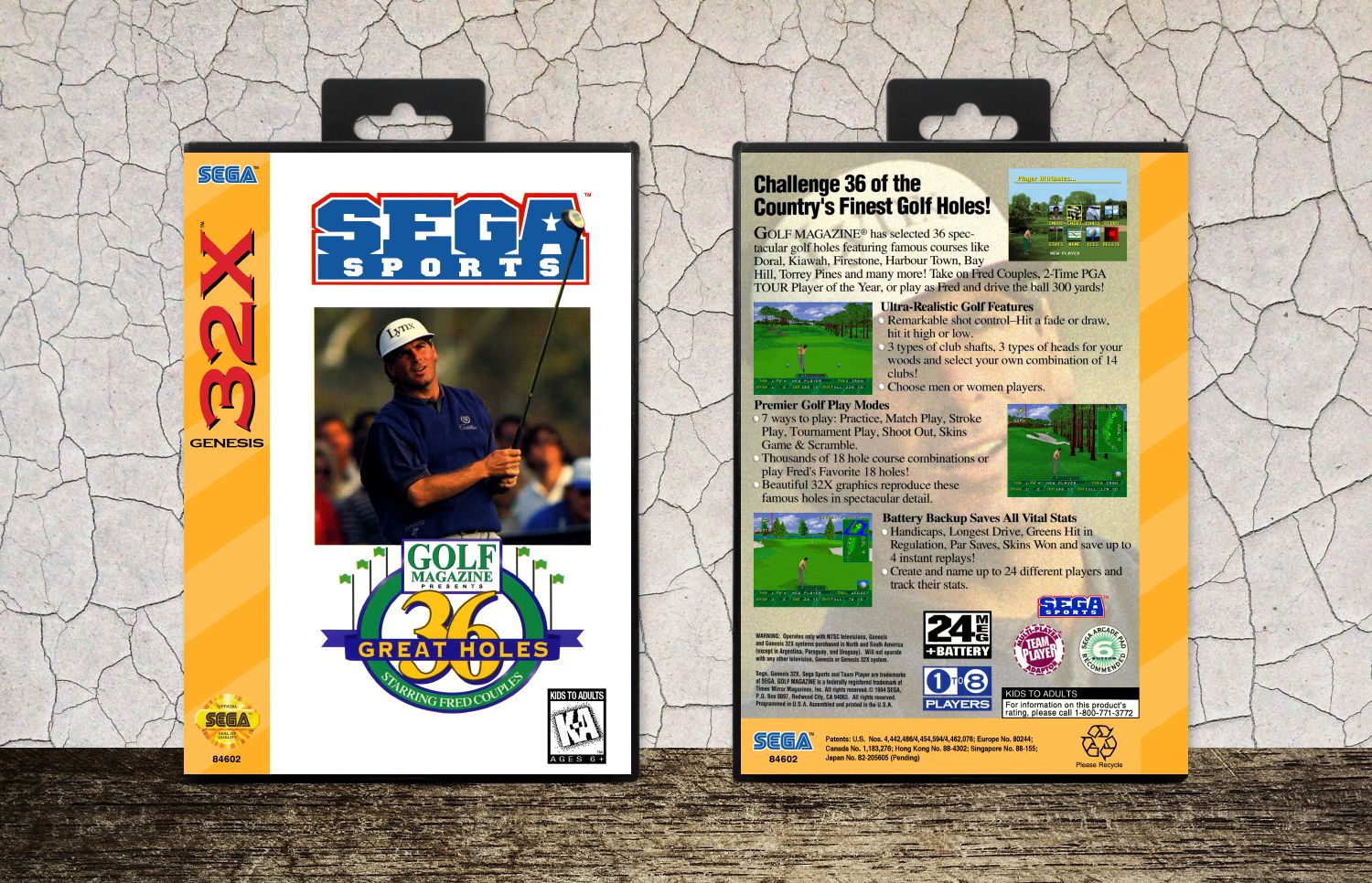 Golf Magazine Presents 36 Great Holes Starring Fred Couples, Case Color: Black