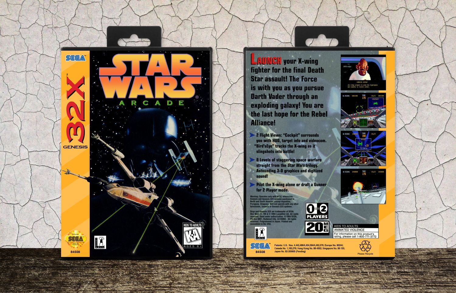 Star Wars Arcade, Case Color: Black