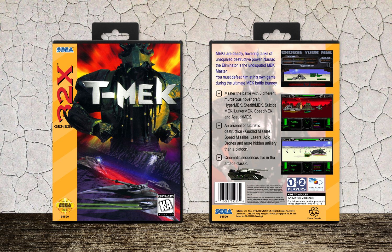 T-Mek, Case Color: Black