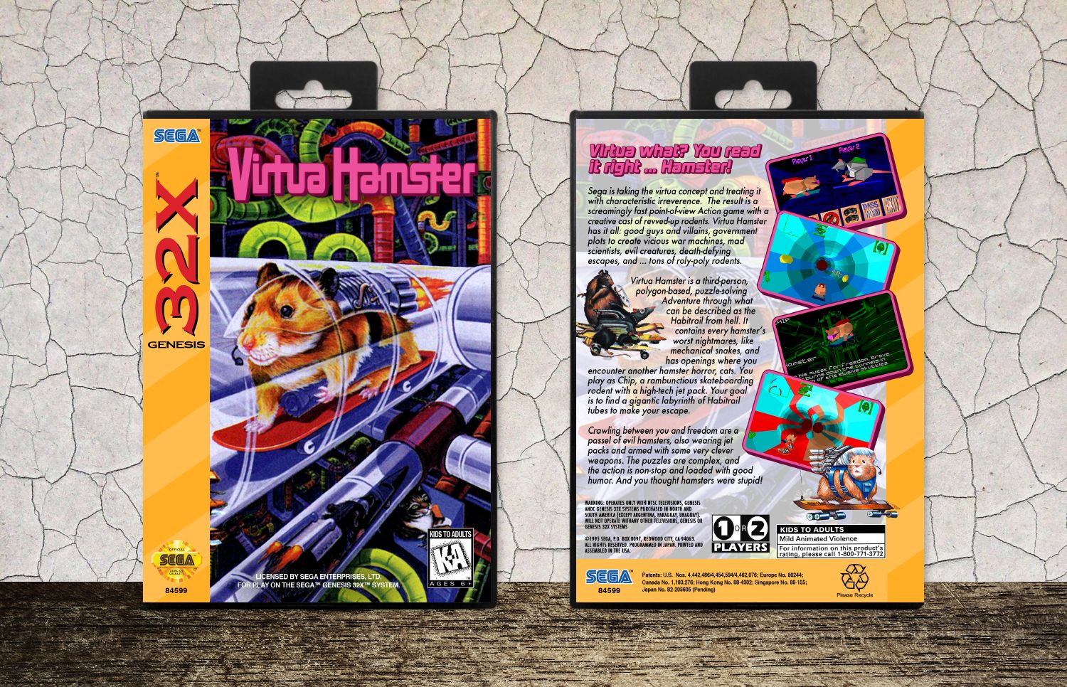 Virtua Hamster, Case Color: Black