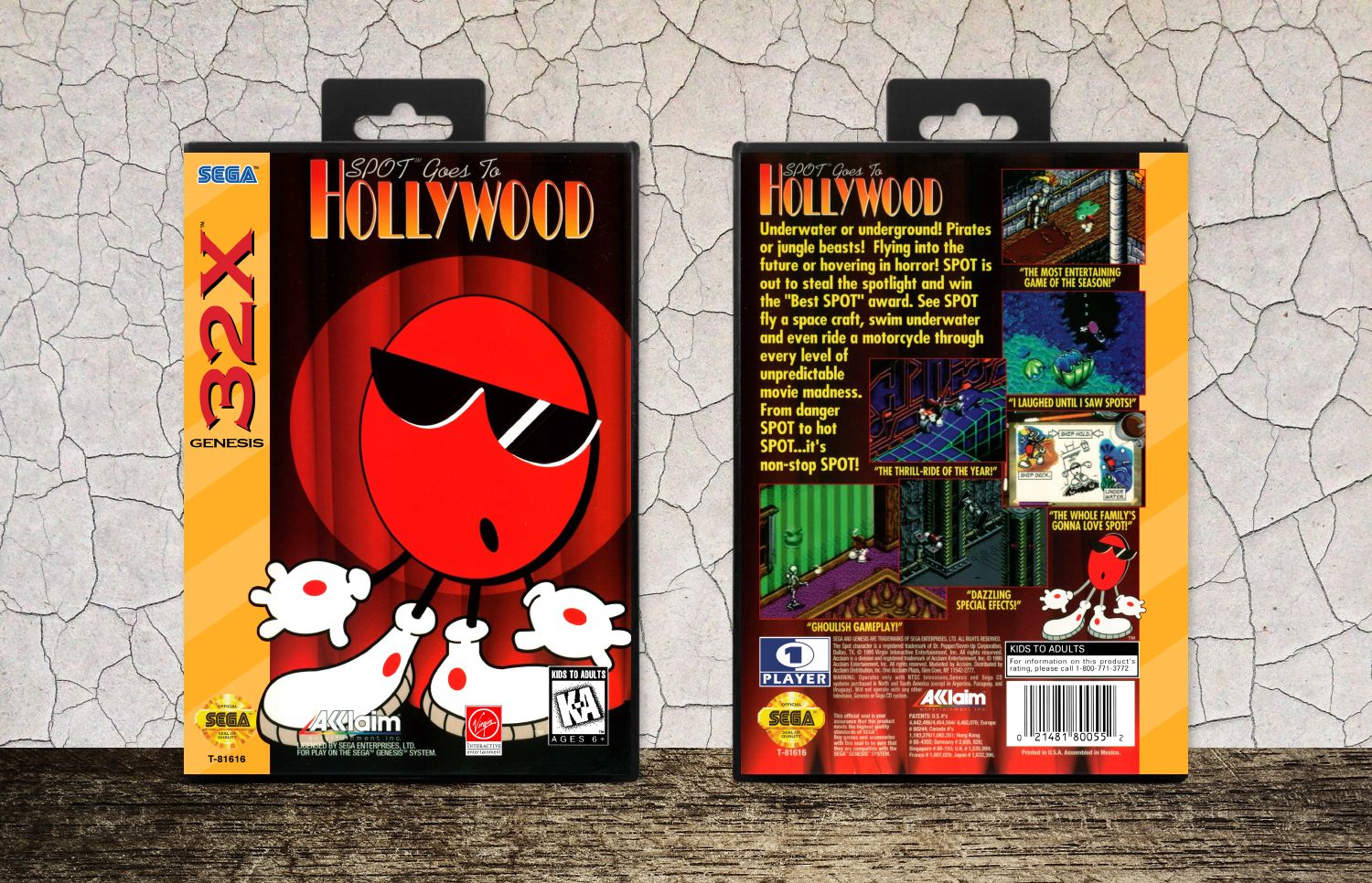 Spot Goes to Hollywood, Case Color: Black