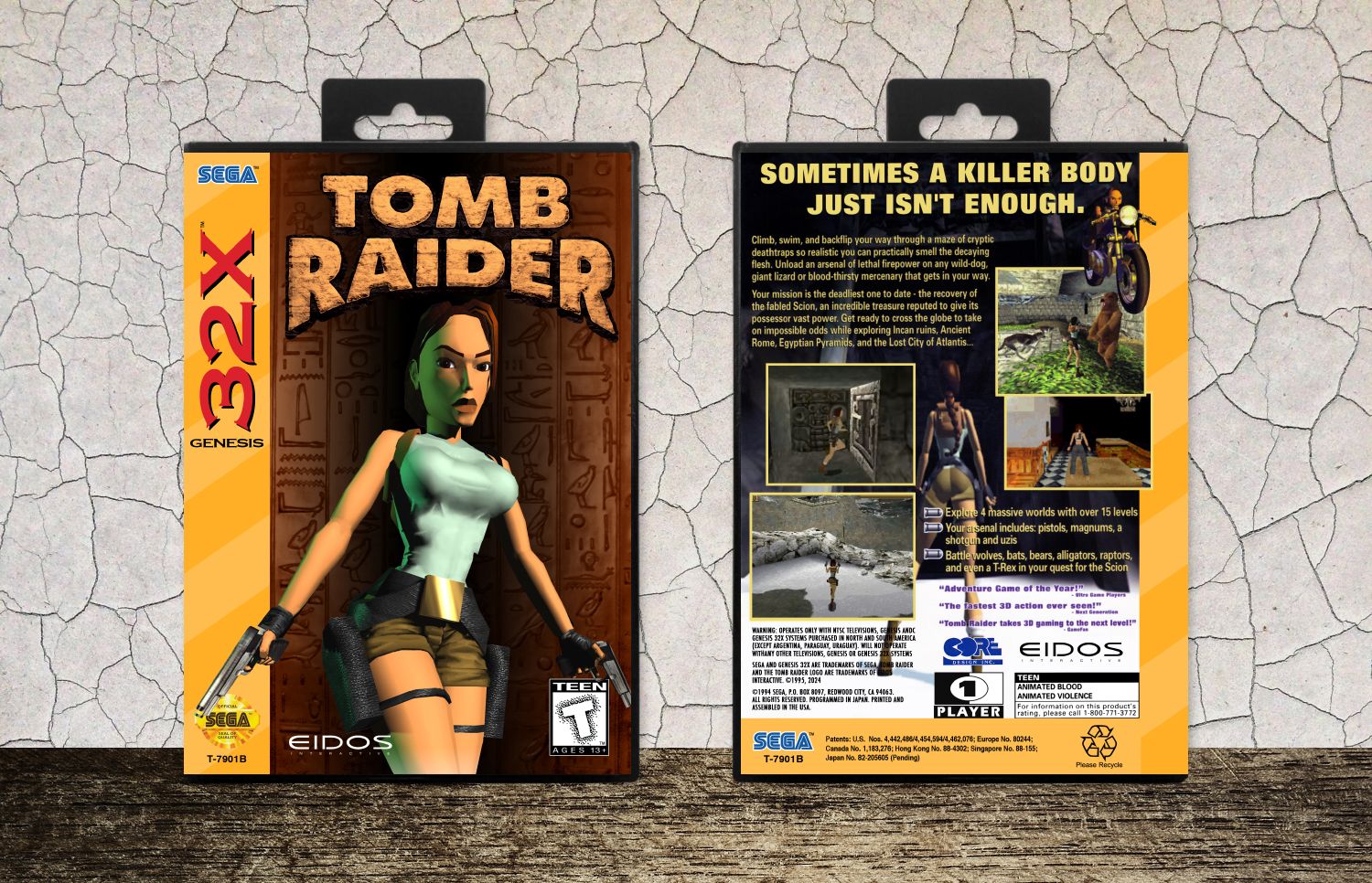 Tomb Raider, Case Color: Black