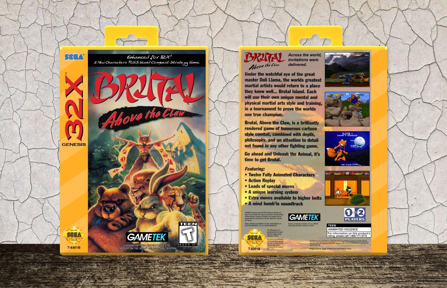 Brutal: Above the Claw, Case Color: Yellow