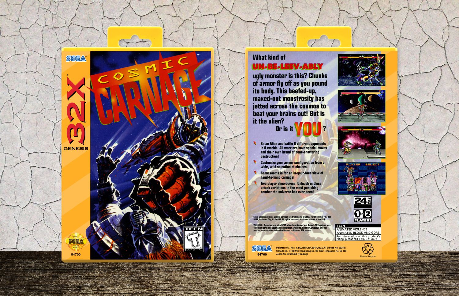 Cosmic Carnage, Case Color: Yellow