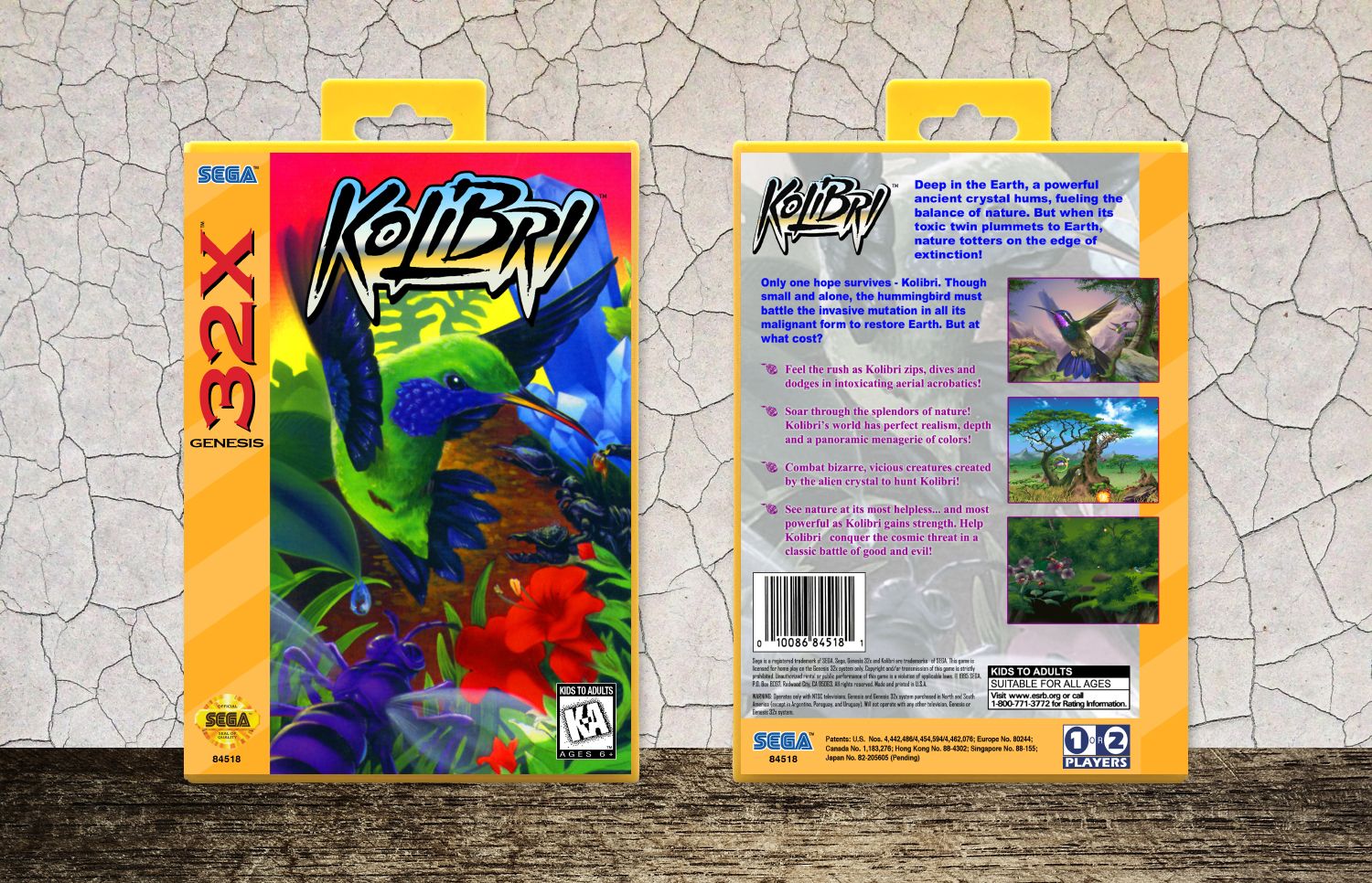 Kolibri, Case Color: Yellow