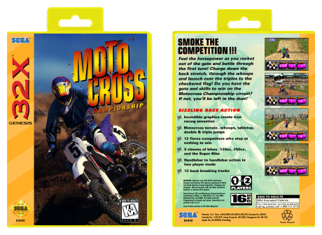 Sega 32X Game Case Motocross Championship sega-32x-game-case-motocross-championship