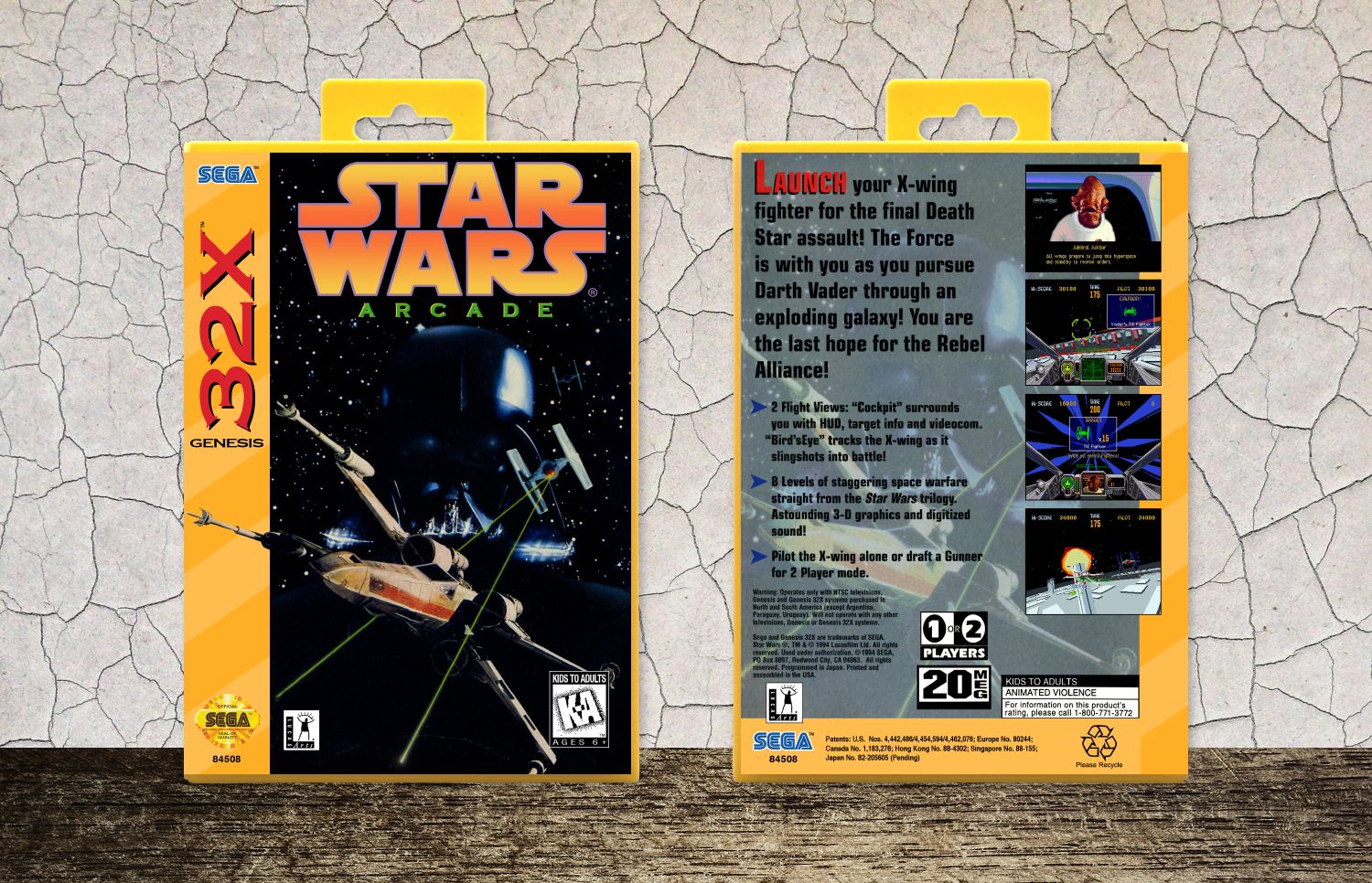 Star Wars Arcade, Case Color: Yellow