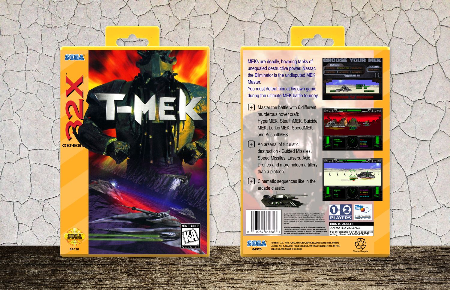 T-Mek, Case Color: Yellow