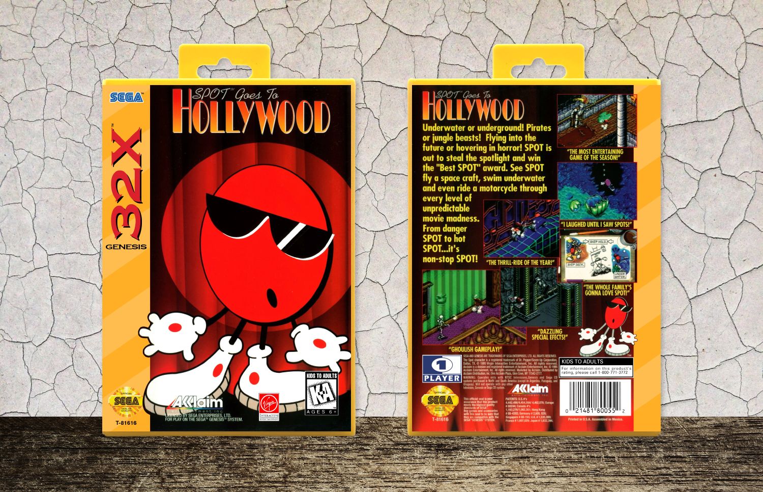 Spot Goes to Hollywood, Case Color: Yellow