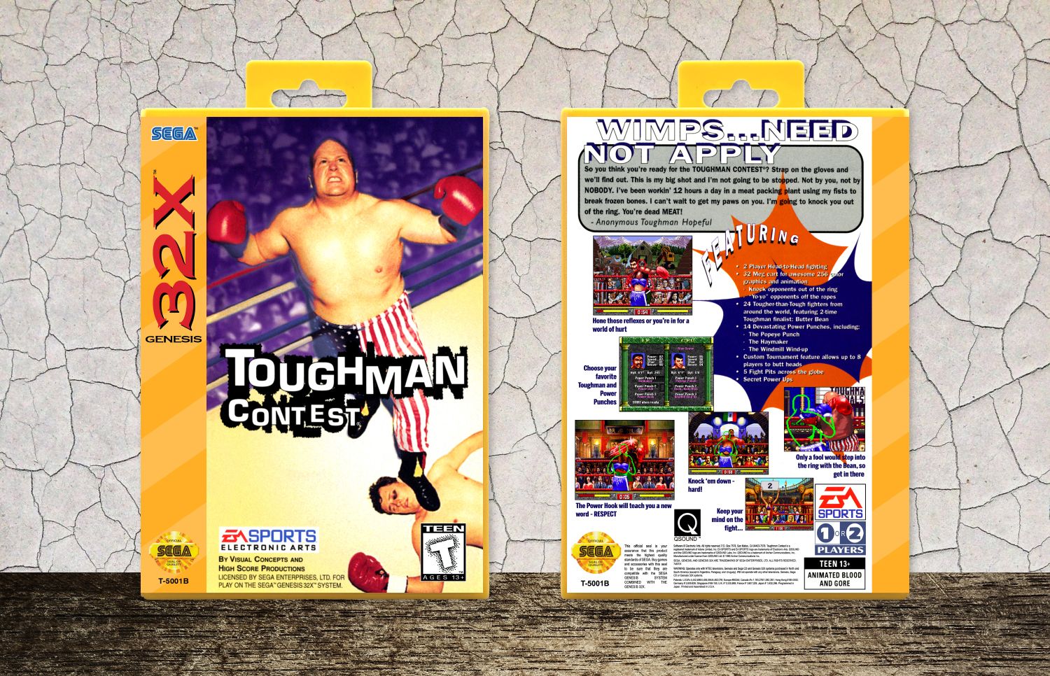 Toughman Contest, Case Color: Yellow