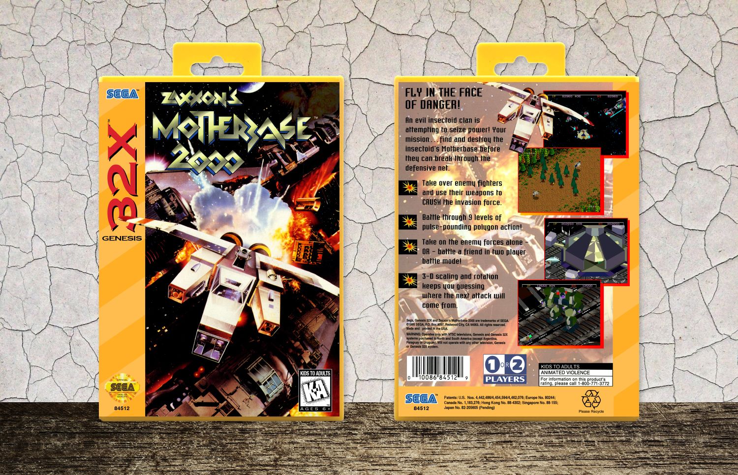 Zaxxon&#39;s Motherbase 2000, Case Color: Yellow