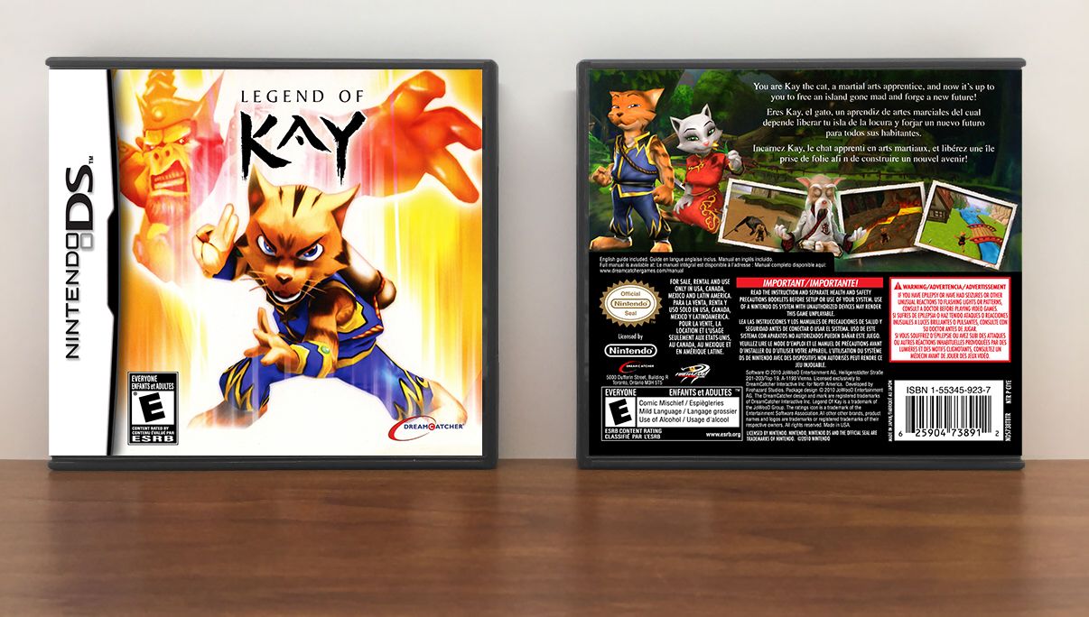 Legend of Kay, Case Color: DARK GREY (OEM DS CASE COLOR)