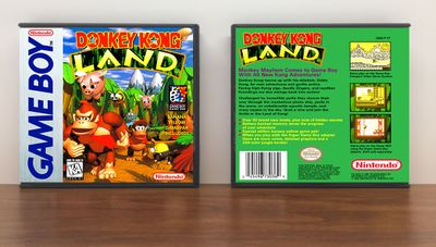 Donkey Kong Land, Artwork Spine Color: Chrome