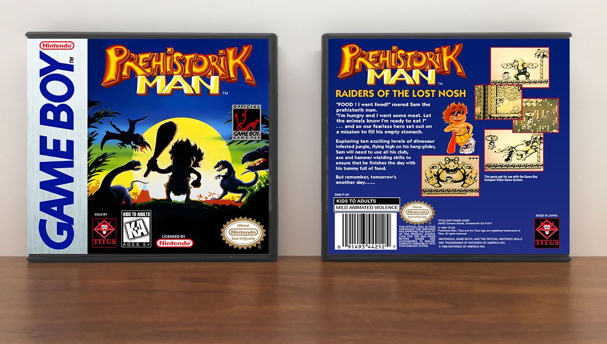 Prehistorik Man, Artwork Spine Color: Chrome