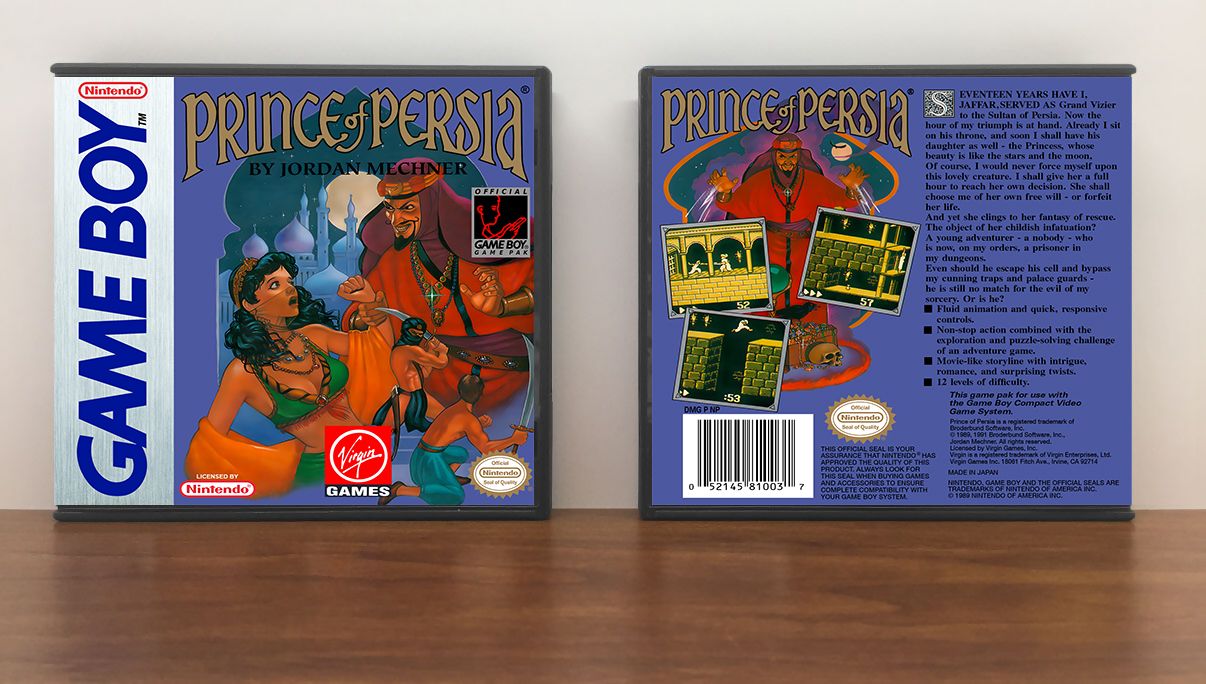 Prince of Persia, Artwork Spine Color: Chrome