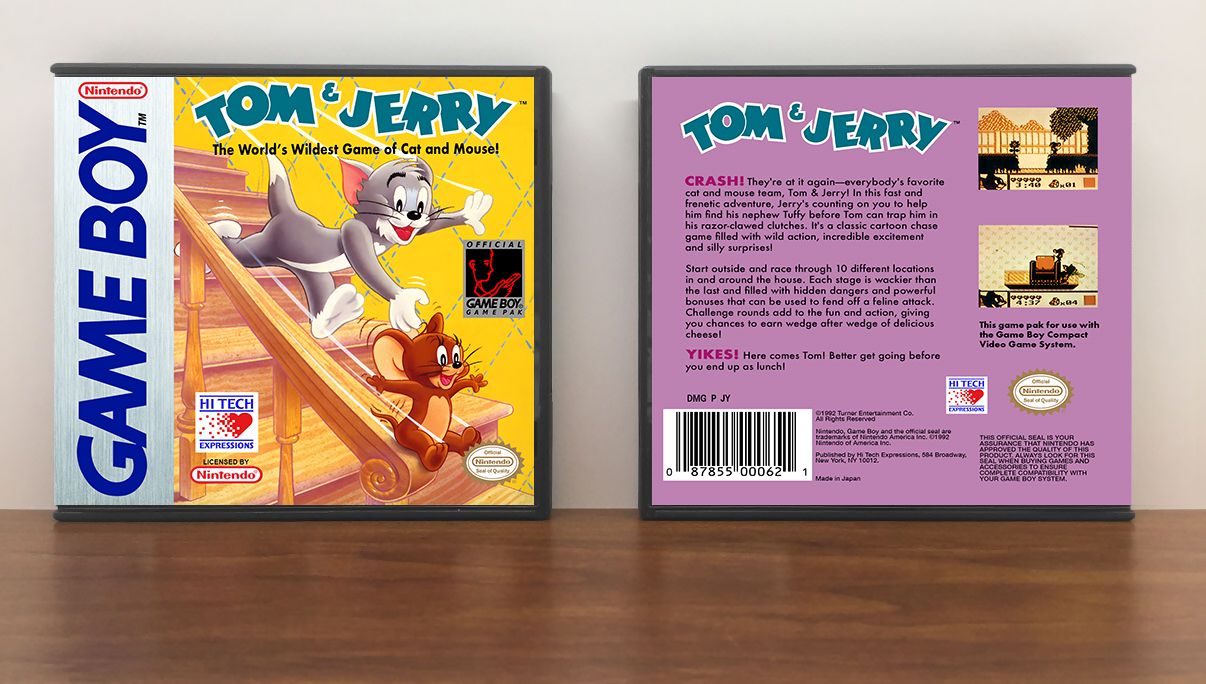 Tom and Jerry, Artwork Spine Color: Chrome