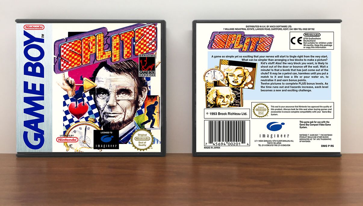 Splitz (PAL), Artwork Spine Color: Chrome