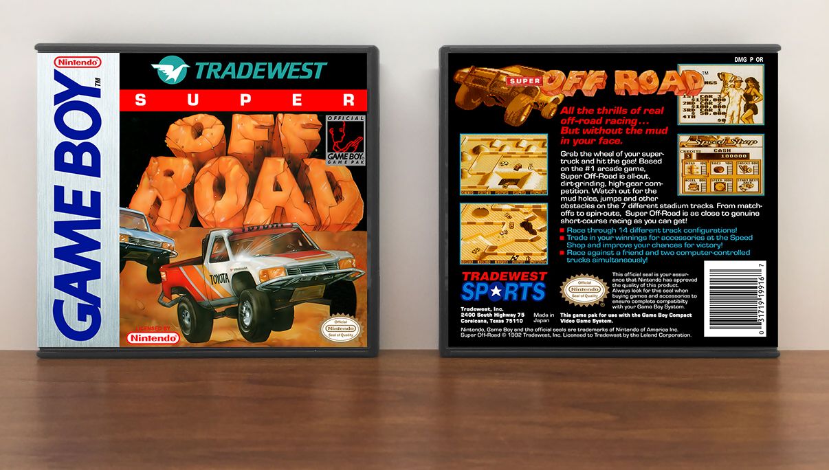 Super Off Road, Artwork Spine Color: Chrome